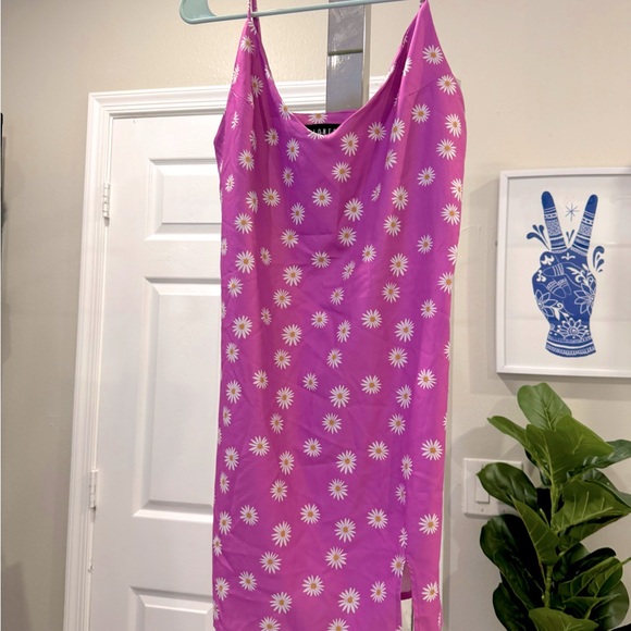 Lioness Pink Floral Mini Dress - Picture 1 of 4